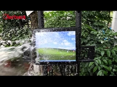 Moniteur capacitif projeté de contact de 15 pouces, IP65 moniteur de l'intense luminosité LED