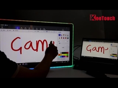 Moniteur tactile PCAP 32 pouces cadre ouvert avec bandes LED flexibles pour les jeux