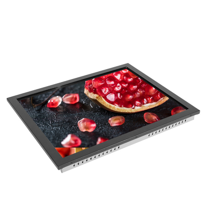 250 Nits IR Monitor Touch Screen 17 Inch Dust Proof IP65 Water Proof